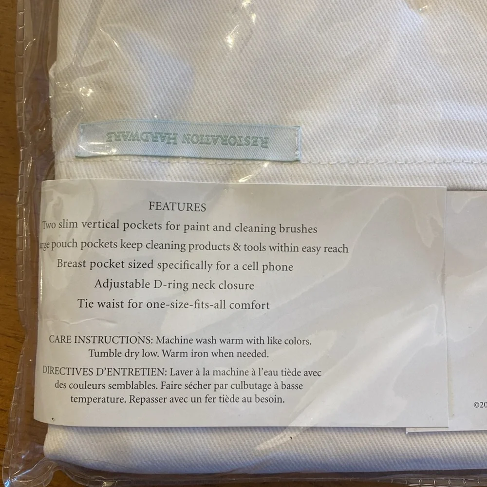 NWT Restoration Hardware Utility Apron